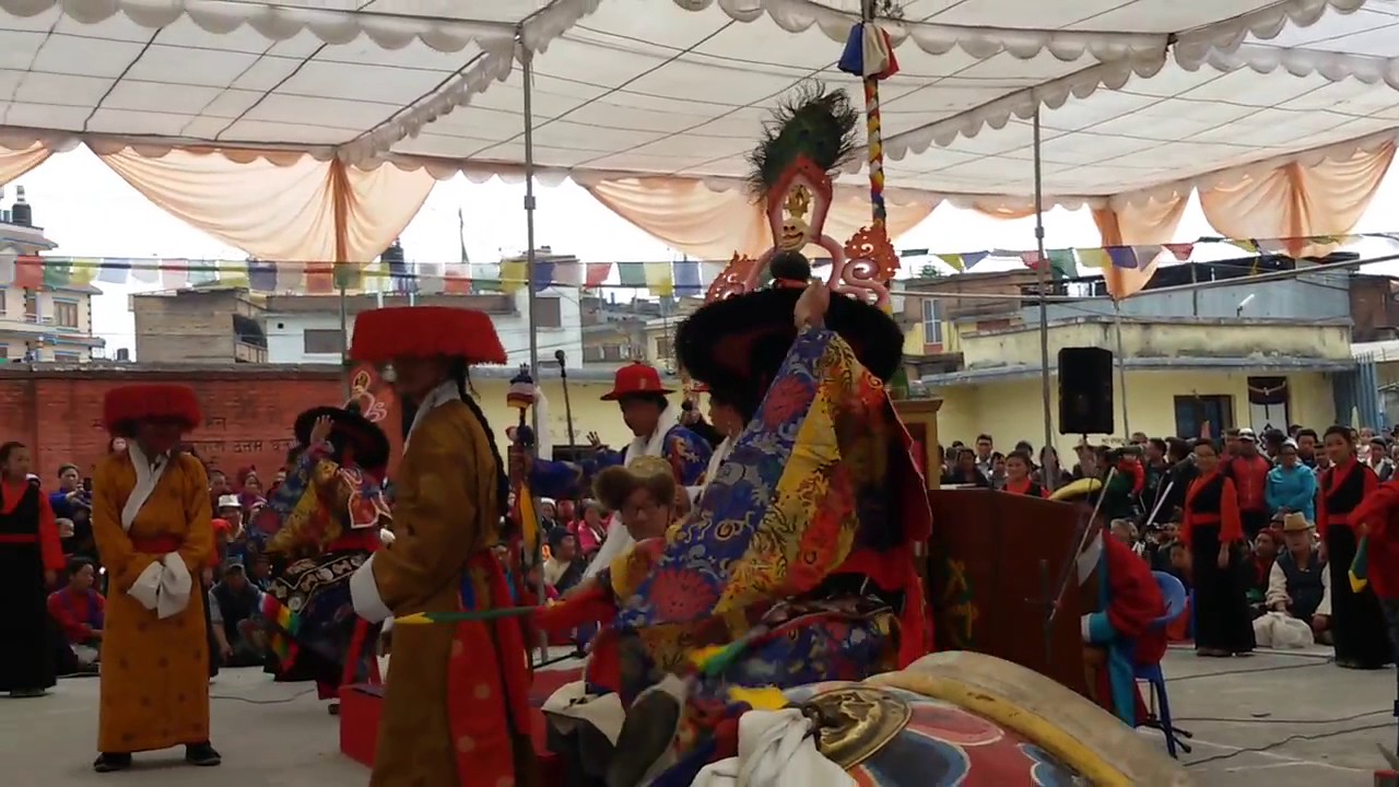 Cham (Tibetan buddhist ritual dance) by NTLA (Part of Nangsa Woebum ...