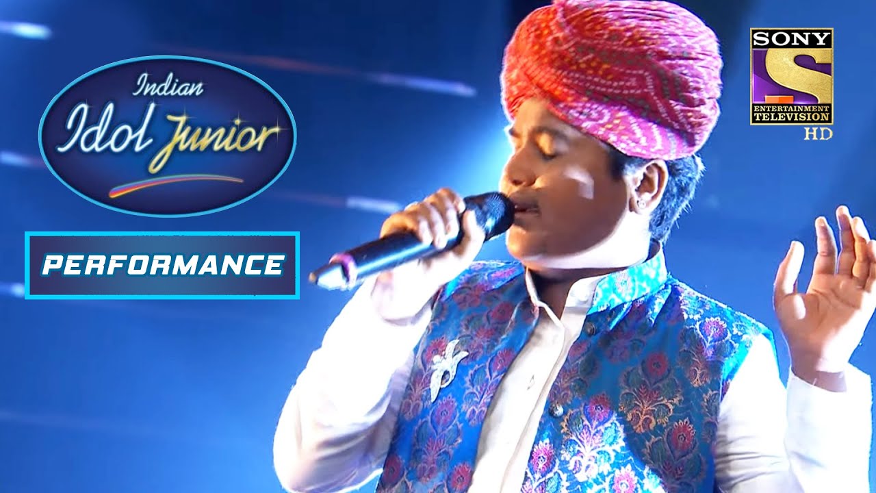 Maula Mere Lele Meri Jaan  Moti Khan  Alluring Performance  Indian Idol Junior  Performance