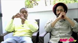 Rap-Up TV Interviews Nas & Damian Marley