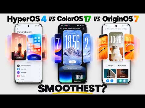 HyperOS 4 vs ColorOS 17 vs OriginOS 7: Which UI Has the BEST Animations?