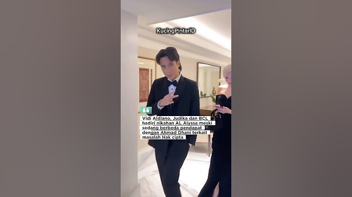Vidi Aldiano hadiri Nikahan Al Ghazali dan Alyssa meski sedang tidak akur dengan Ahmad Dhani