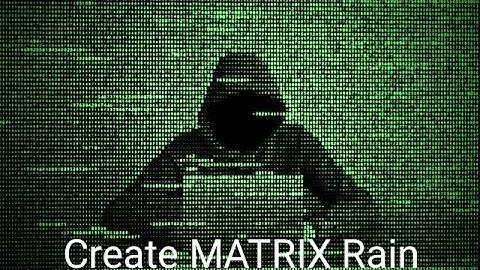 Create Matrix Rain with notepad - how to make matrix rain in notepad - matrix raining code with cmd