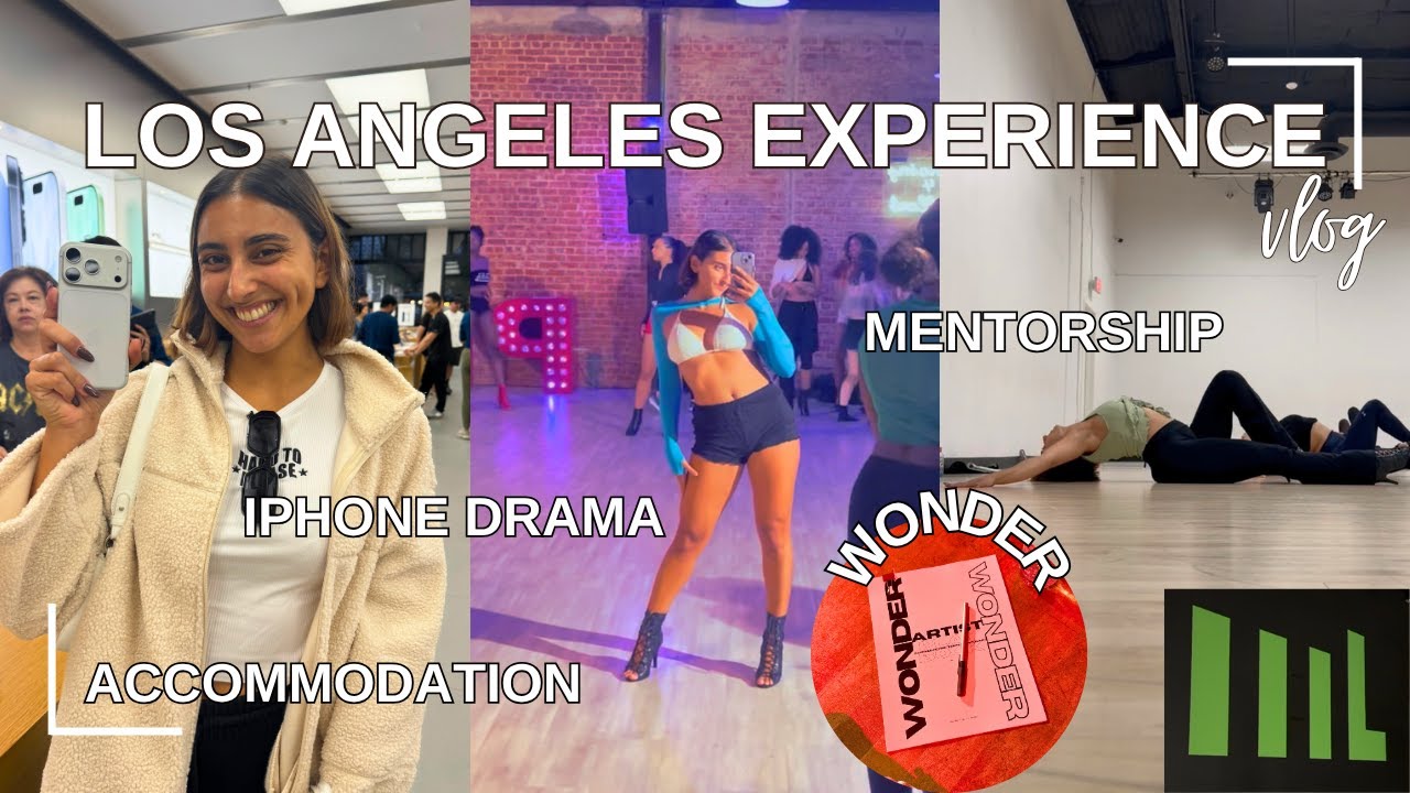 LA vlog as a professional dancer in training | Mentorship, Audition, Accommodation, New iphone