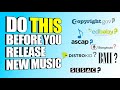 The 1st thing to do before releasing your music  ascap bmi songtrust copyright registration