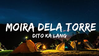 Dito Ka Lang - Moira Dela Torre (Karaoke)  | Music Ari Mendoza