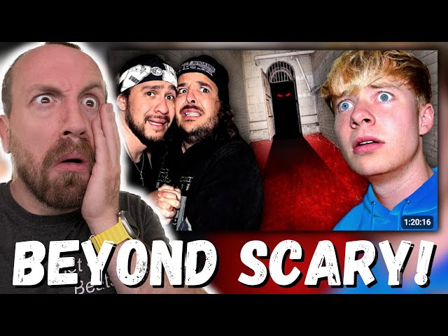 BEYOND SCARY! Sam u0026 Colby Demonic Encounter at Australia's Most Haunted Prison ft The Boys REACTION! class=