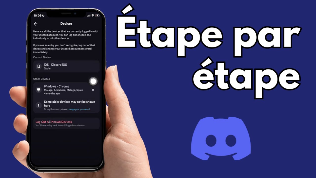 Comment savoir si quelqu'un s'est connecté à votre compte Discord (et