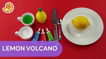 How to create a volcano with lemon 🍋🌋 | Smart Science