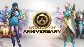 Overwatch Anniversary Skins, Dance Emotes, Voice lines, and Memes