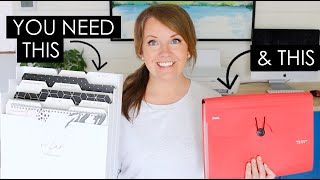 NO more piles! BEST Paper Management System (Add these TWO things today!)