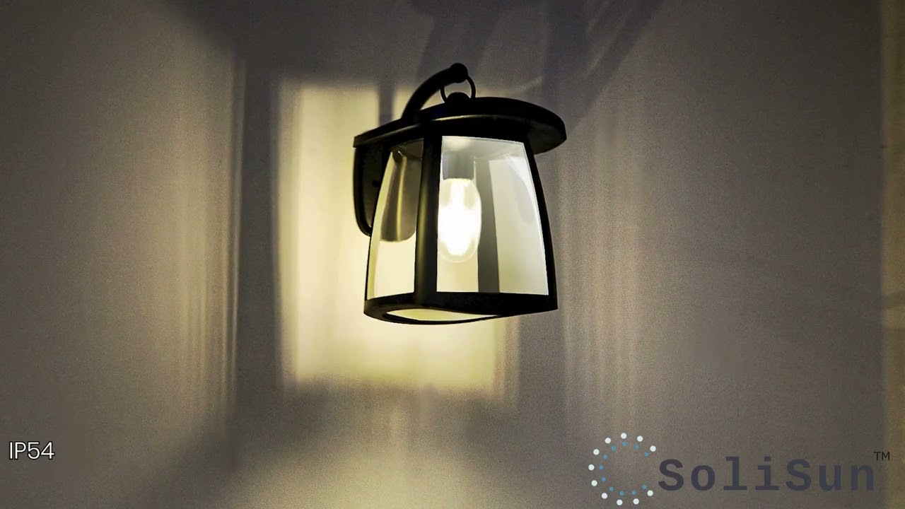 SoliSun Antique Style Solar Lights with 4 Light Modes IP54 Waterproof