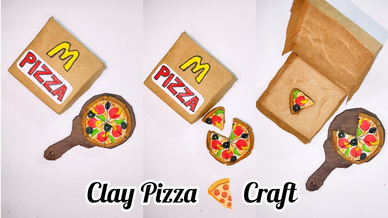 Back To School Popsicle Stick Easy Pizza Craft for Kids Craft Project Ideas