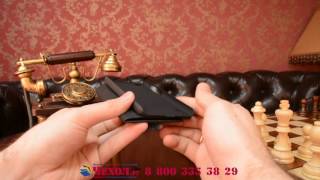Эксклюзивный чехол с объёмным 3D изображением кожи крокодила черный для Huawei Honor 6