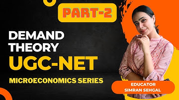 Theory of demand, PART 2😎, Theory of Consumer Behaviour, Microeconomics, UGC NET  #delhi