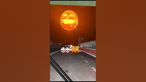 Mr Sun vs Yoshie And Chicken Nugget Chasing On Road Night Gmod