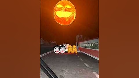 Mr Sun vs Yoshie And Chicken Nugget Chasing On Road Night Gmod