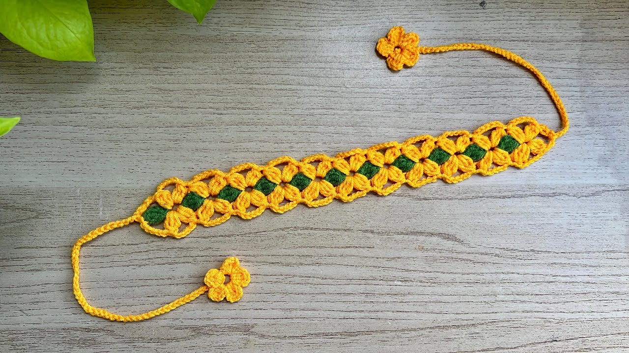 Crochet very easy headband for beginner,step by step - YouTube