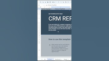Multilingual CRM system based on Google Sheets