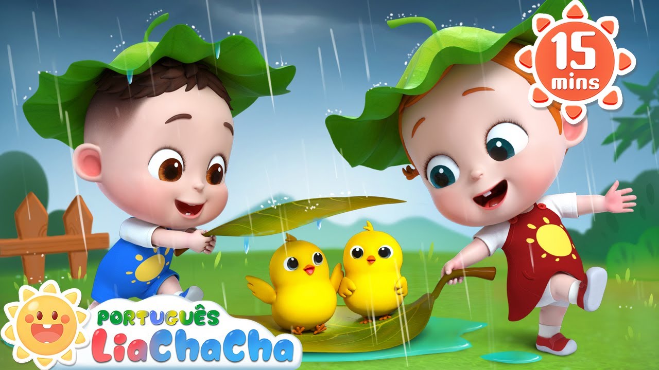 Bichinhos na Chuva | Chuva Chuva Vá Embora | Canção da Fazenda | LiaChaCha - Músicas Infantis