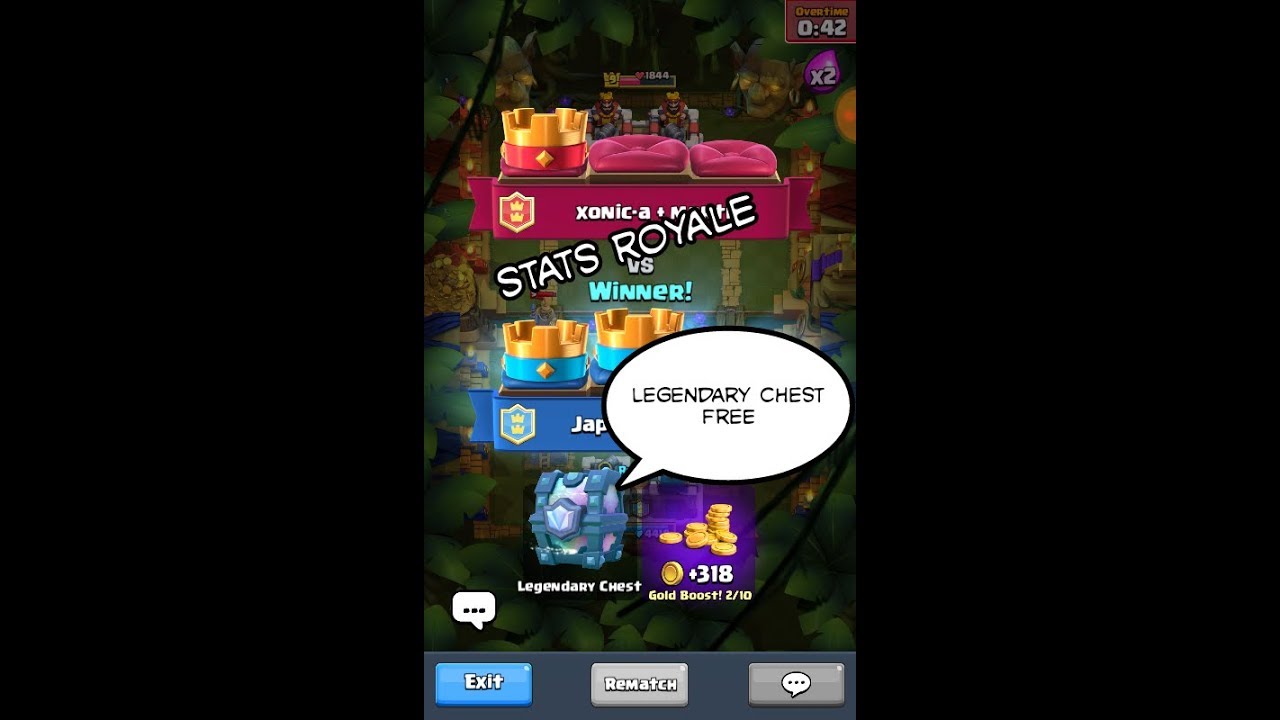[2018]Jak zdarma získat Legendary chest přes Stats Royale Clash Royale