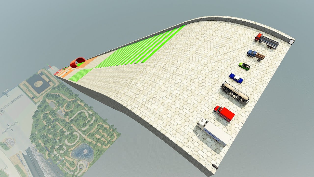 World largest Ramp Driving crash compilation 💥 BeamNG.drive 