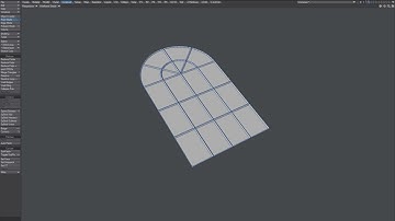 LightWave Model - Arched window - CAD