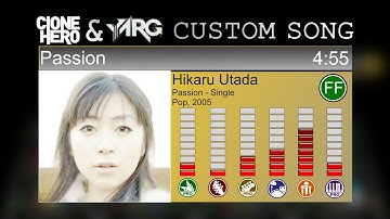 Clone Hero / YARG: Custom Song "Passion" by Hikaru Utada