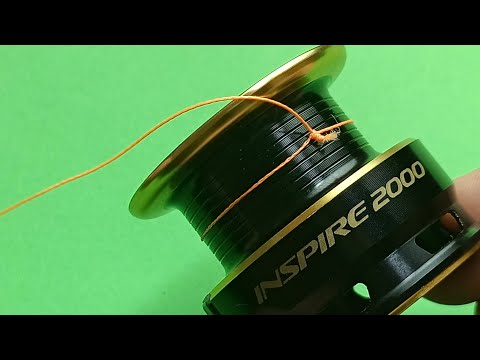 Лучший рыболовный узел. Как привязать леску к катушке arbor knot. Самоделки для рыбалки