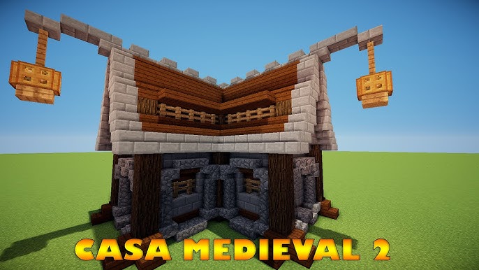 Tutorial - Como Construir uma Casa Medieval #10 !! (Minecraft 1.11) 