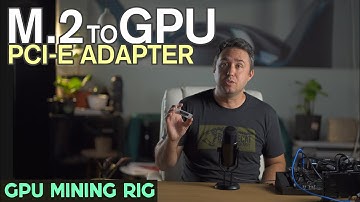 Connecting a GPU in the M.2 Slot of Your Motherboard.  Ethereum Mining Rig Build.