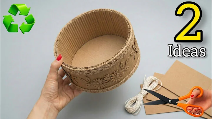 DIY Crafts : 🌟2 Luxury Home Decor Ideas with Cardboard That Look Expensive but Are Low Cost 😍♻️