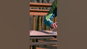 Dice stacking at 5000 FPS! #shorts #slowmotion