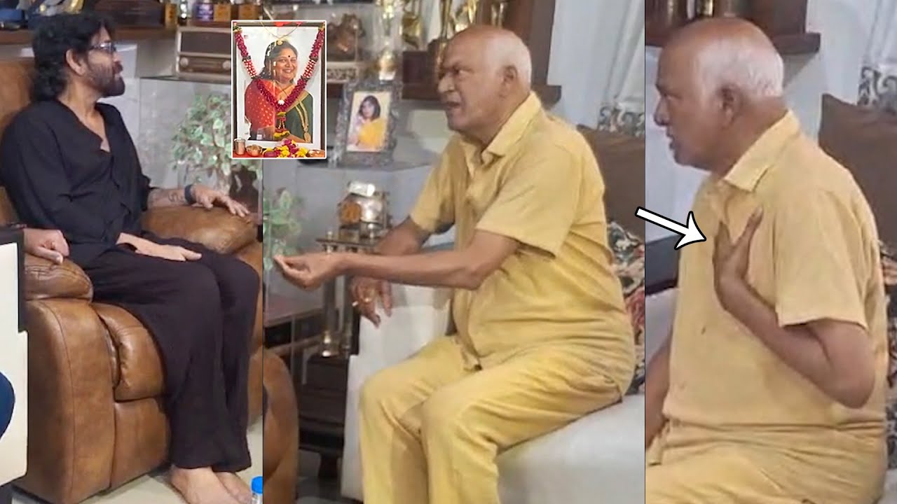 Nagarjuna Consoles Rajendra Prasad | Rajendra Prasad Emotional With ...