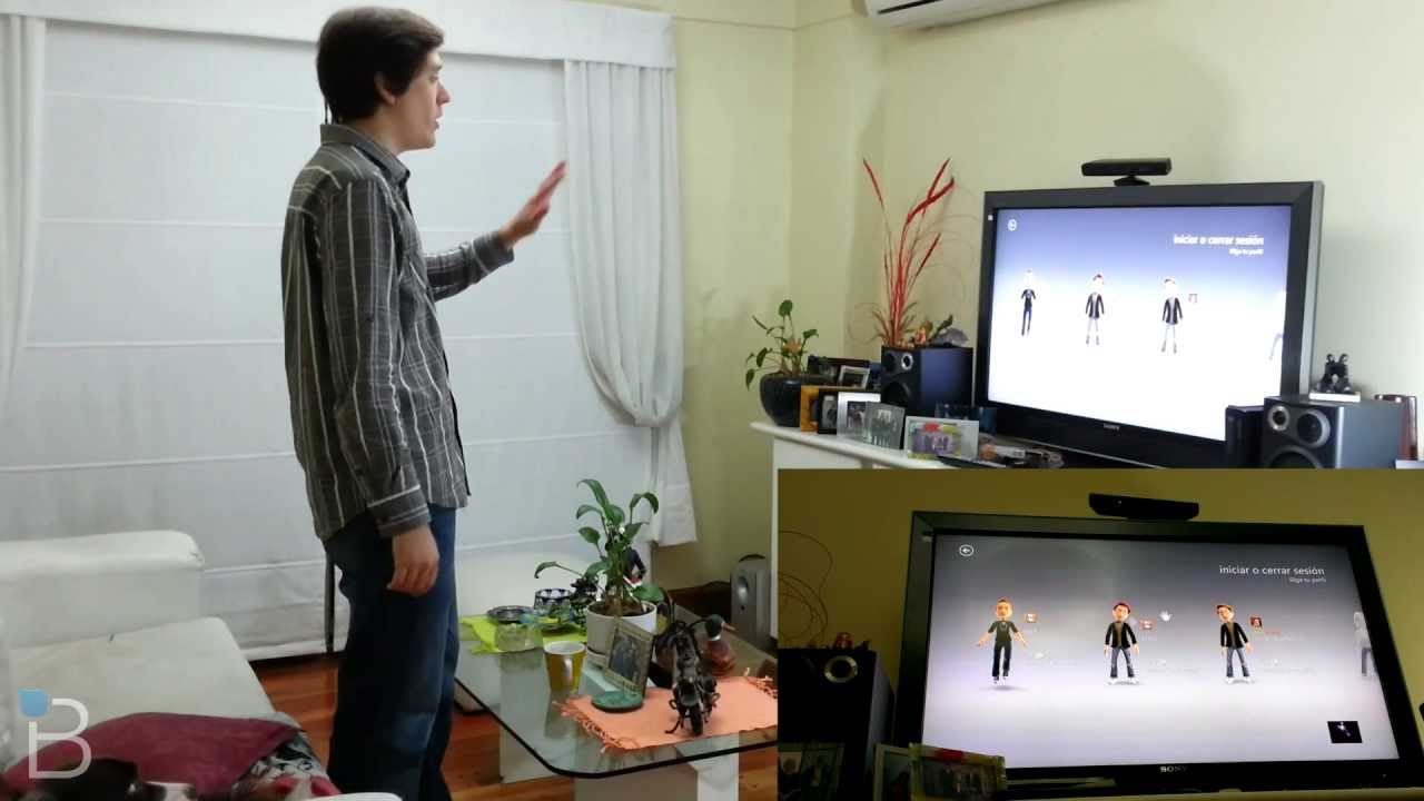Experiencia de uso de interfaz con Kinect en XBOX 360 - YouTube