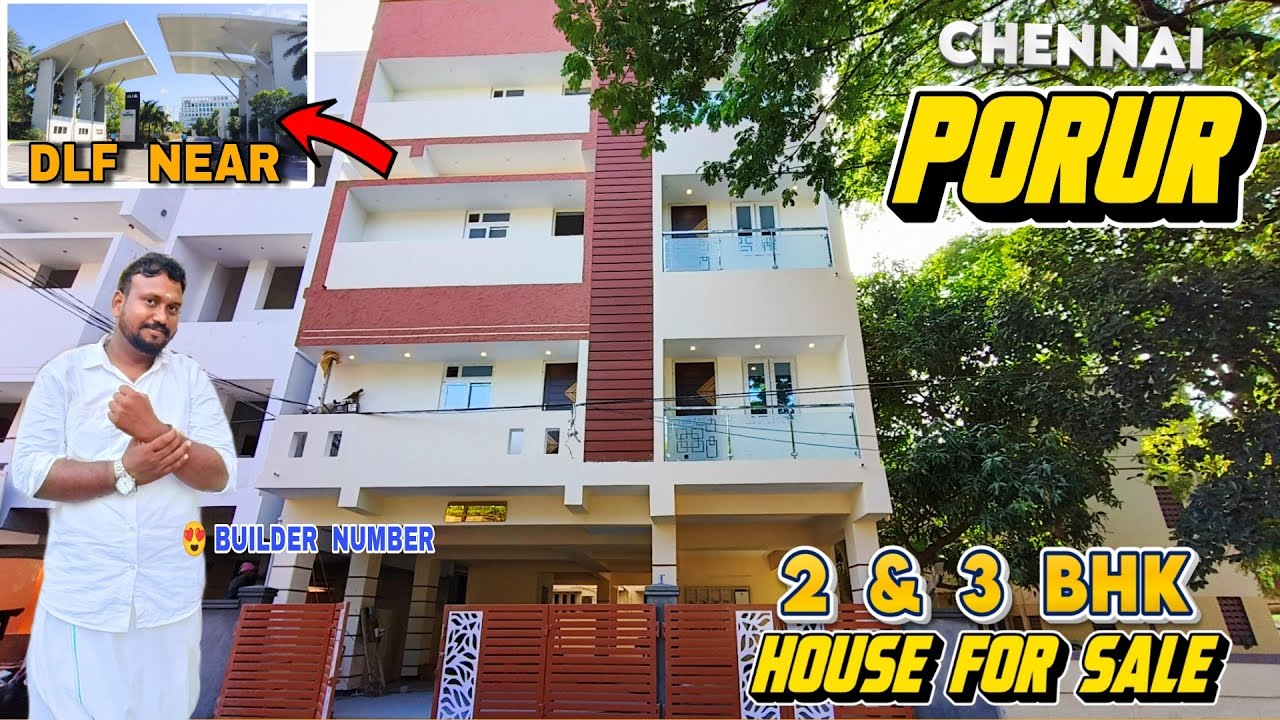 House For Sale in Chennai Porur / 2 & 3BHK House☎️ Builder Number 📍Prime Location #home #flat #villa