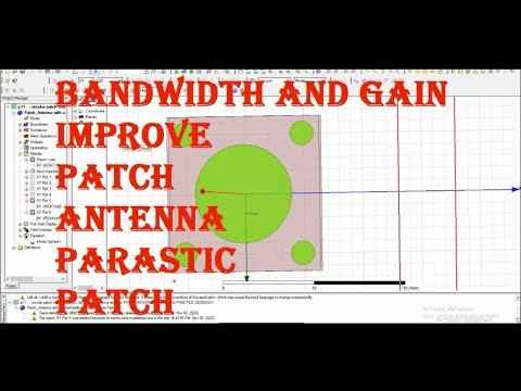 Bandwidth | gain improve patch antenna in hfss | cst feko - YouTube