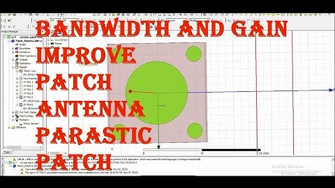 Bandwidth | gain improve patch antenna in hfss | cst feko