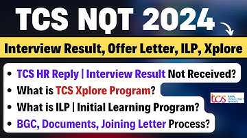 🔥TCS HR Message | Interview Result Not Received | What is TCS Xplore, ILP Program | Complete Process