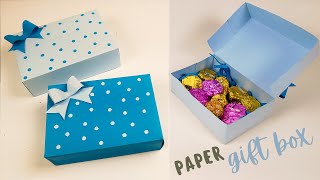 Paper Gift Box Making | Paper Gift Box Ideas - Hand Made Gift Box (Very Easy)