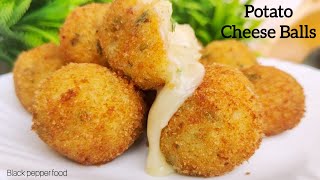 POTATO CHEESE BALLS! CRISPY AND EASY CHEESE BALLS!