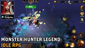 Monster: Hunter Legend Gameplay | Idle RPG (Android & iOS)