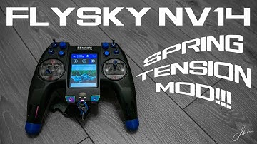 How to - Flysky NV14 Spring Tension Mod!!! - Adjust gimbal stiffness!! - Hassle FPV - UK FPV Vlog