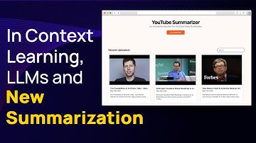 New Summarization via In Context Learning with a New Class of Models