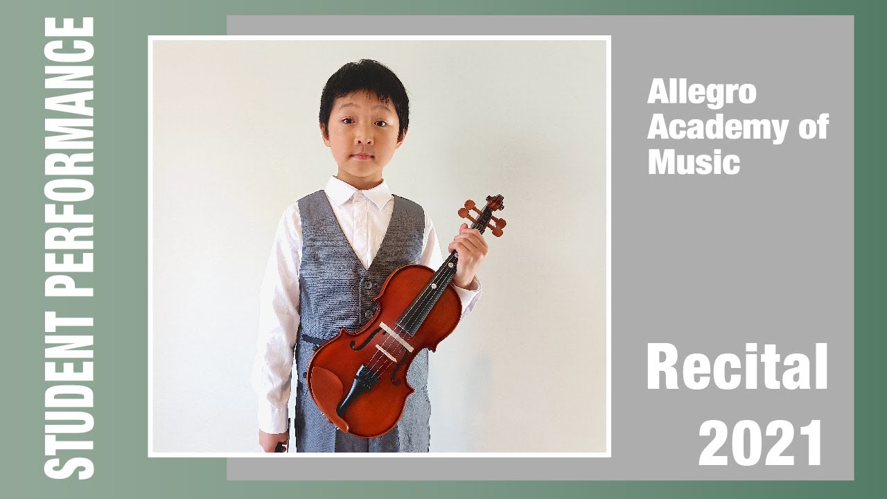 “Can-Can” 2021 Student Recital, Violin, Allegro Academy Of Music, Australia