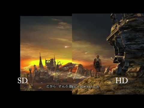 FINAL FANTASY X/X-2 HD Remaster　SD、HD 画面比較動画