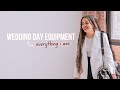 My Wedding Day Equipment// The Gear I Use As A Wedding Content Creator