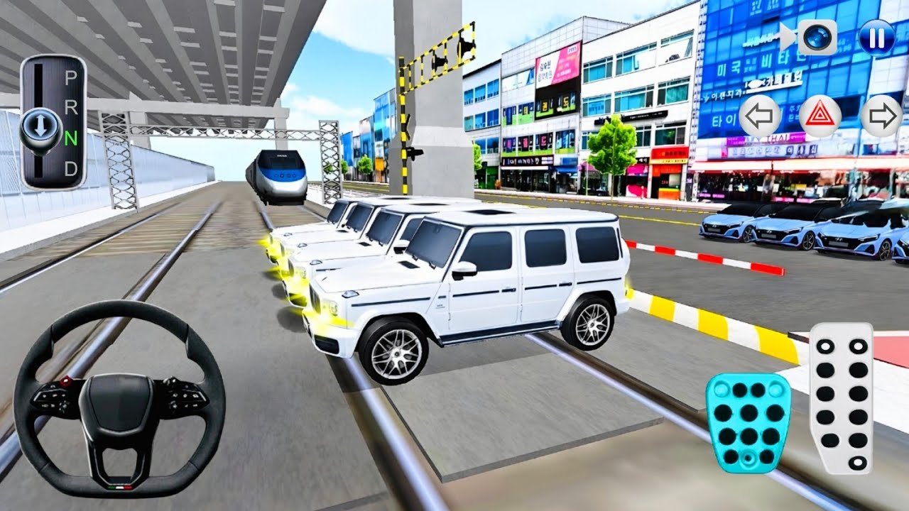 New Mercedes G-Wagon & All Vehicles vs Bullet Train 🚄 | 3D Driving Class 2026 Android Gameplay