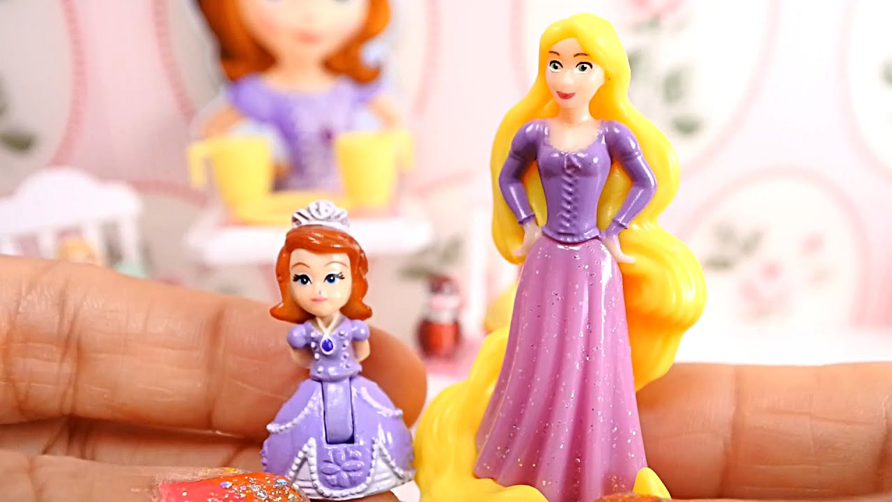 Surprise Eggs Kinder Sorpresa Sofia the First Amber Rapunzel ...
