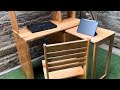 Ideas to make a smart study table that can expand the area // woodworking smart plan