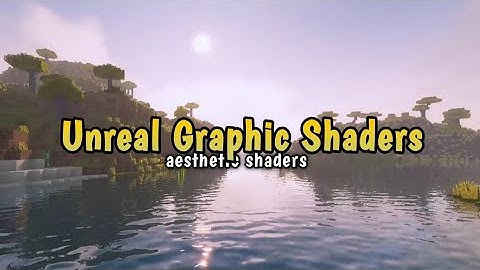 🌴Aesthetic shaders McPe - minecraft 1.18+ || wyki craft